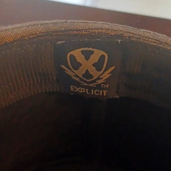 EXPLICIT Black Cross Fedora, L/XL - Picture 7 of 9